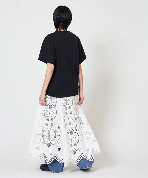 THE SHINZONE スカート EMBROIDERY LACE SKIRT エンブロイダリー