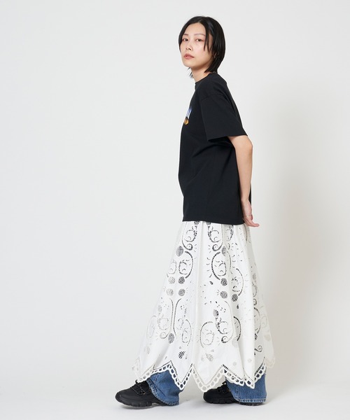 THE SHINZONE スカート EMBROIDERY LACE SKIRT エンブロイダリー