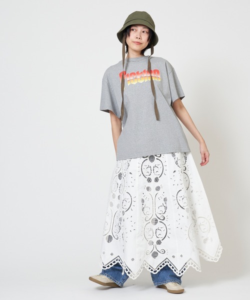 THE SHINZONE スカート EMBROIDERY LACE SKIRT エンブロイダリー