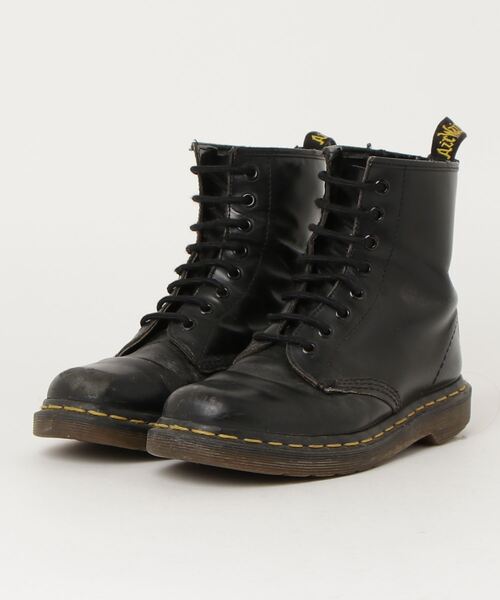 ［美品］Dr. Martens ブラック レースアップブーツ　UK8 メンズ Dr.Martens（ドクターマーチン） レースアップブーツ - ブラック