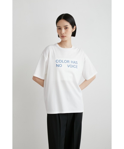 tシャツ COLOR HAS NO VOICE T レディース