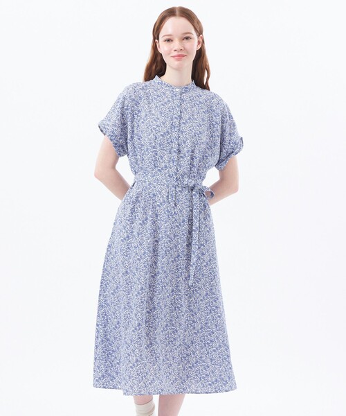 最新 MACKINTOSH PHILOSOPHY ワンピース バイカラーフラワー ワンピース