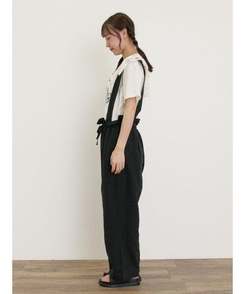 Samansa Mos2（サマンサモスモス） ワイドパンツ パンツ 「Cross×Linen 