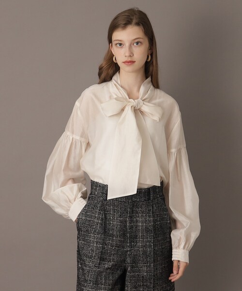 DRESSTERIOR 「DRESSTERIOR」 長袖ブラウス 38 オフホワイト