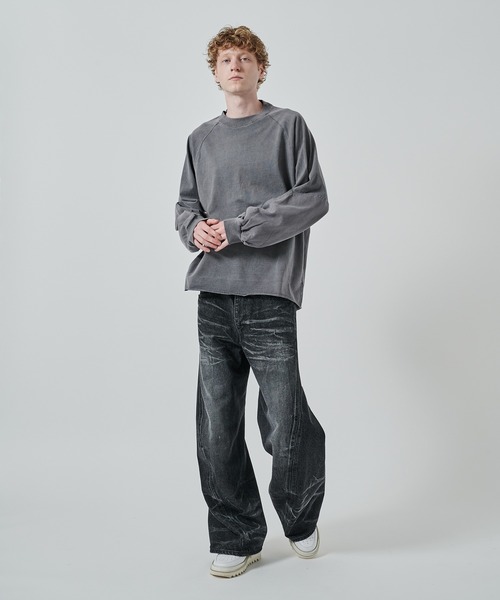 jinta nvrfrgt × cons 別注　デニム　チノパン　サイズ1 jinta 様専用nvrfrgt × cons 別注 デニム チノパン サイズ1