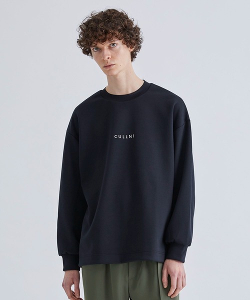 CULLNI 「CULLNI」 スウェットカットソー 2 ブラック メンズ CULLNI 「CULLNI」 スウェットカットソー 2 ブラック メンズ