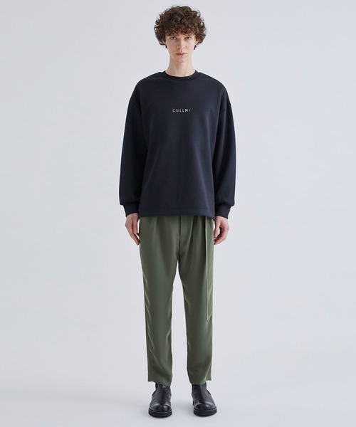 CULLNI 「CULLNI」 スウェットカットソー 2 ブラック メンズ CULLNI 「CULLNI」 スウェットカットソー 2 ブラック メンズ