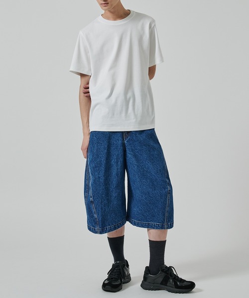 NVRFRGT ジーンズ 別注 3D TWISTED JORTS メンズ : ZOZOTOWN