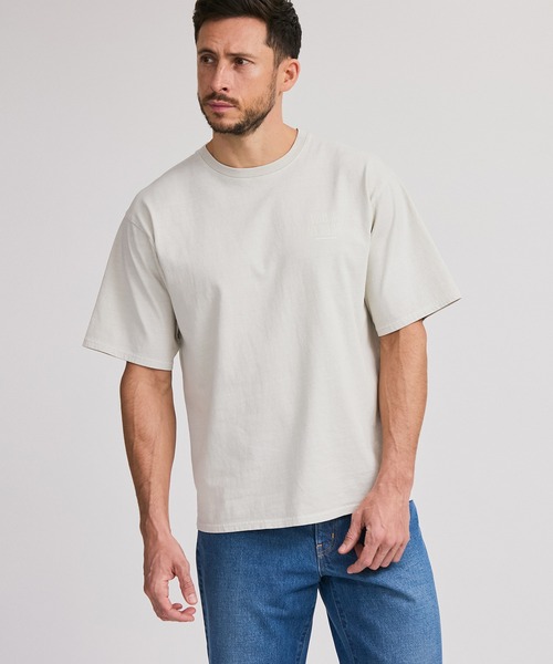 さらに100円引き◆WOOALONG◆Slash pigment relax fit T-shirt Slash Pigment Relax SS Tee | Saturdays NYC Japan