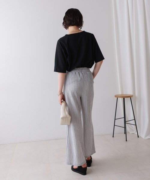 EDITFORLULU ストライプベルベットスリムパンツ ストライプベルベット スリムパンツ（その他パンツ）｜EDIT.FOR