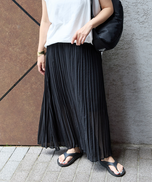 JOURNAL STANDARD コットンボイルクリンクルプリーツスカート コットンボイルクリンクルプリーツスカート（その他スカート