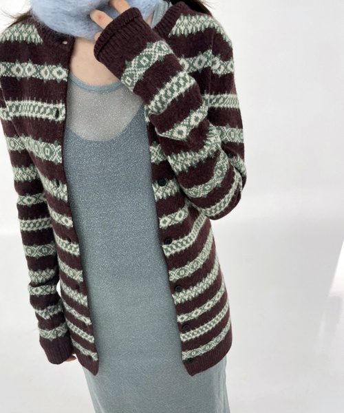 「EDIT. FOR LULU」 ニットカーディガン - ホワイト レディース_画像2