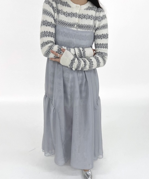 「EDIT. FOR LULU」 ニットカーディガン - ホワイト レディース_画像5