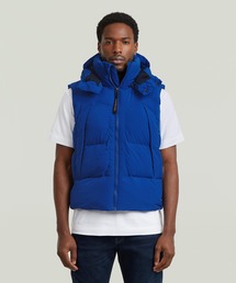 G-STAR RAW ダウンベスト ベスト G-WHISTLER PADDED HOODED VEST 2.0