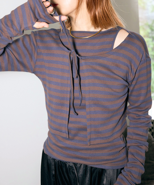 tシャツ MILLER 別注 TWIN SET：カットソー レディース Robert P. Miller tシャツ MILLER 別注 TWIN SET：カットソー
