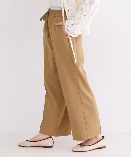 サルセーションウェア新作ワイドパンツライトブラウンМサイズ未開封品 SOWA|桑和|DanD|1472-08 カーゴパンツ|作業服通販SSS-UNIFORM ヨガ・ピラティス