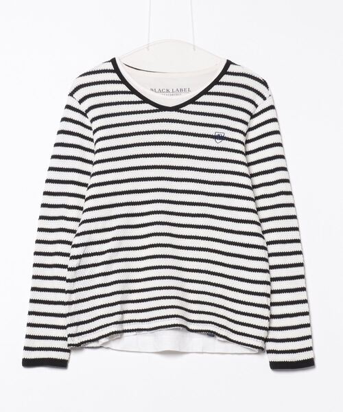 BURBERRY ストライプ Tシャツ BURBERRY BLACK LABEL 「BURBERRY LABEL」 ボーダー柄長袖T