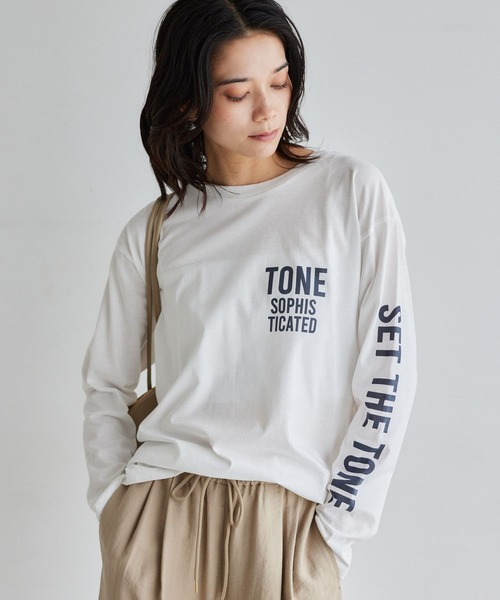 tシャツ BARNYARDSTORM /  TONEロゴロンT / 吸水速乾・マシンウォッシャブル レディース
