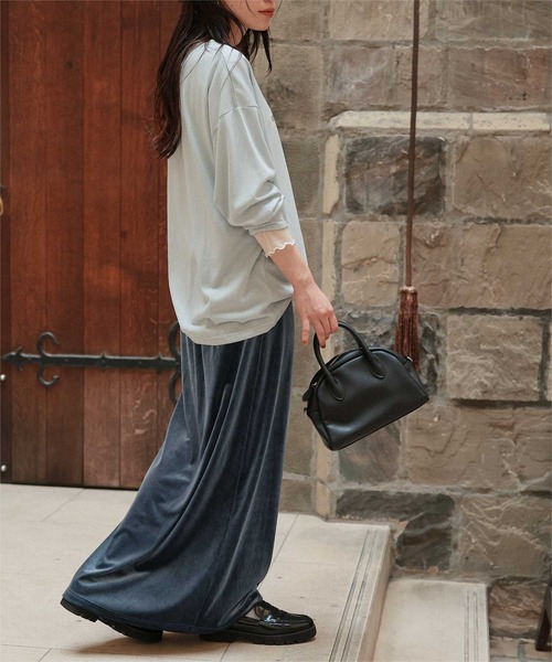 titivate（ティティベイト） スカート Iラインベロアスカート