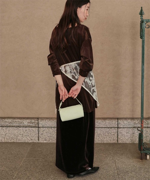 titivate（ティティベイト） スカート Iラインベロアスカート