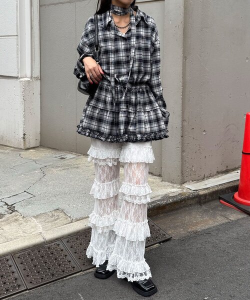 CIAOPANIC（チャオパニック） パンツ 「追加販売」ティアードレース