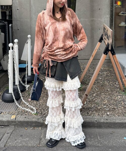 CIAOPANIC（チャオパニック） パンツ 「追加販売」ティアードレース