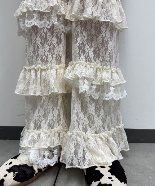CIAOPANIC（チャオパニック） パンツ 「追加販売」ティアードレース