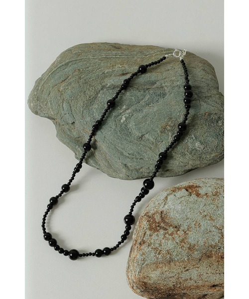 emesuelee ネックレス silver925 onyx necklace シルバー925 オニキス