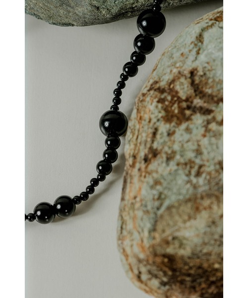 emesuelee ネックレス silver925 onyx necklace シルバー925 オニキス
