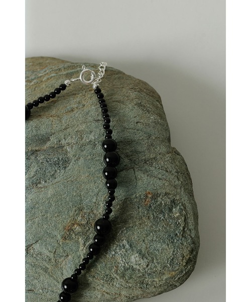 emesuelee ネックレス silver925 onyx necklace シルバー925 オニキス