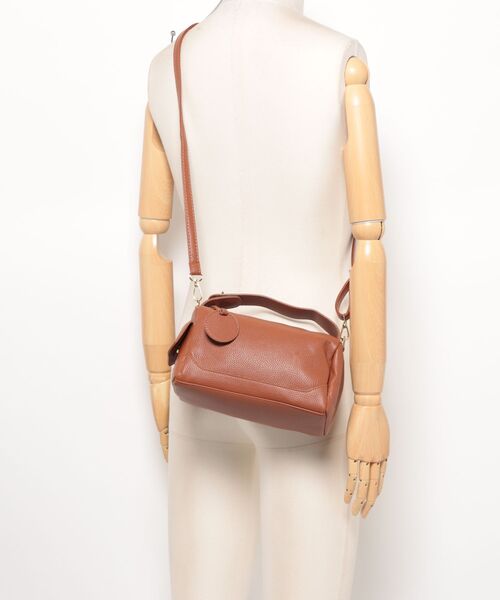 【良品】ADMJ レザーミニボストン ハンドバッグ ショルダー 2WAY ショルダーバッグ バッグ 2WAY ミニボストン ハンドバッグ レディース