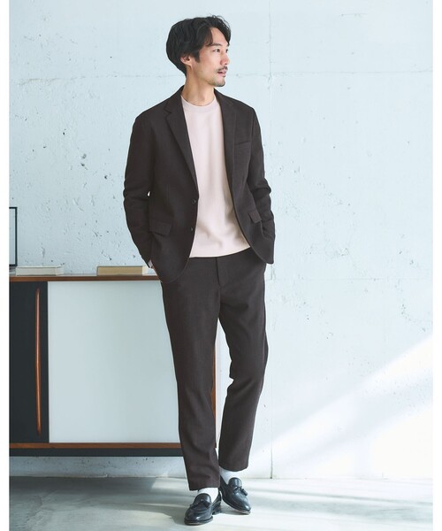 パンツ ウォッシャブル ホームスパン ナロー ユーティリティパンツ S1 -ストレッチ- メンズ | green label relaxing | 07