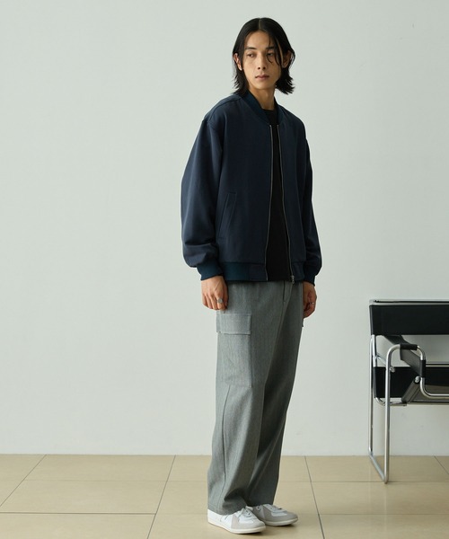 新品未使用 定価17000円 AMERICAN NEWリブブルゾン EMMA CLOTHES（エマクローズ） ブルゾン アウター 「セットアップ対応