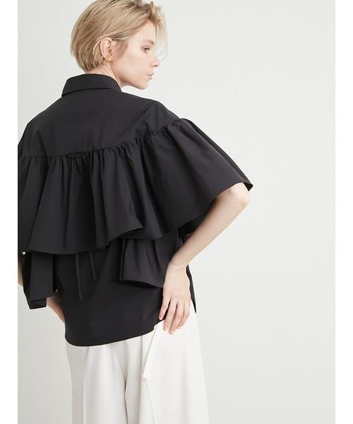 「styling/」 半袖ブラウス FREE ライム レディース_画像4