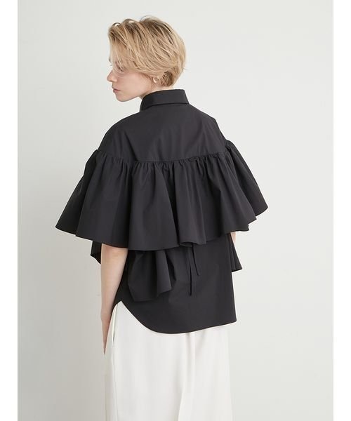 「styling/」 半袖ブラウス FREE ライム レディース_画像6