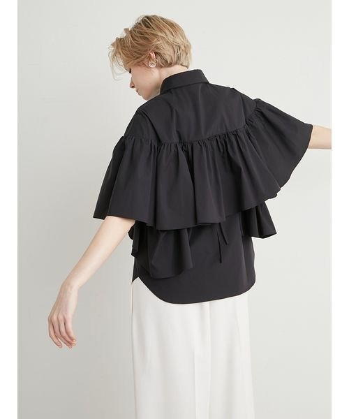 「styling/」 半袖ブラウス FREE ライム レディース_画像7