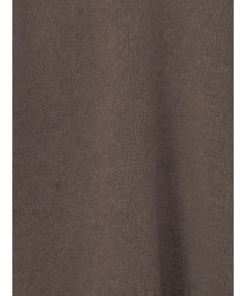 anuans HAMILTONウールカシミヤクルーネックプルオーバー　BROWN HAMILTONウールカシミヤクルーネックプルオーバー