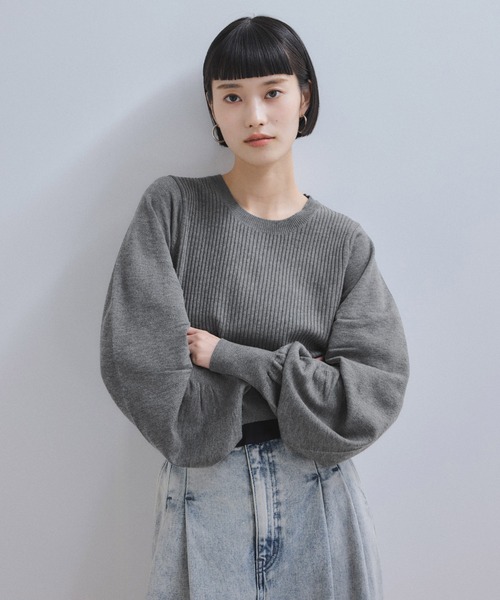 アダムエロペ  ニット ADAM ET ROPE'（アダムエロペ） セーター ニット モヘアミックス