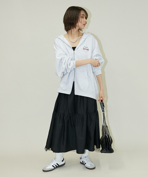 THRASHER（スラッシャー） パーカー 別注 HEART LOGO ZIP PARKA(限定