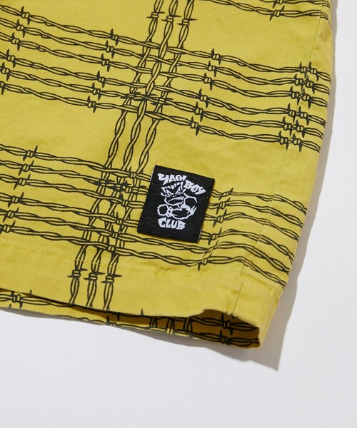 「BAD BOY」 7分袖シャツ MEDIUM ブラック メンズ_画像8