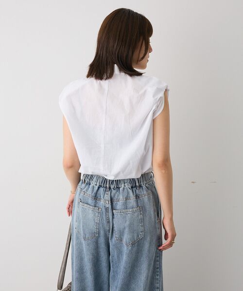 「CRAFT STANDARD BOUTIQUE」 ノースリーブシャツ FREE ブルー系その他6 レディース_画像5