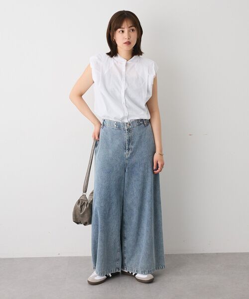 「CRAFT STANDARD BOUTIQUE」 ノースリーブシャツ FREE ブルー系その他6 レディース_画像6