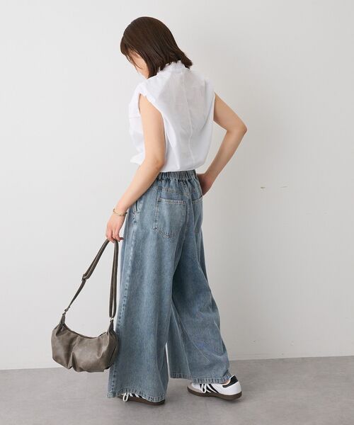 「CRAFT STANDARD BOUTIQUE」 ノースリーブシャツ FREE ブルー系その他6 レディース_画像8