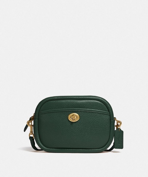 美品 COACH ショルダーバッグ スタントン シグネチャー グリーン COACH（コーチ） ショルダーバッグ シグネチャー ジャカード