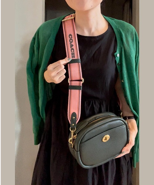 新品同様　COACH　コーチ　ショルダーバッグ　レザー　グリーン　ロゴ　現行完売 楽天市場】【バッグ】COACH コーチ レザー ショルダーバッグ ワン