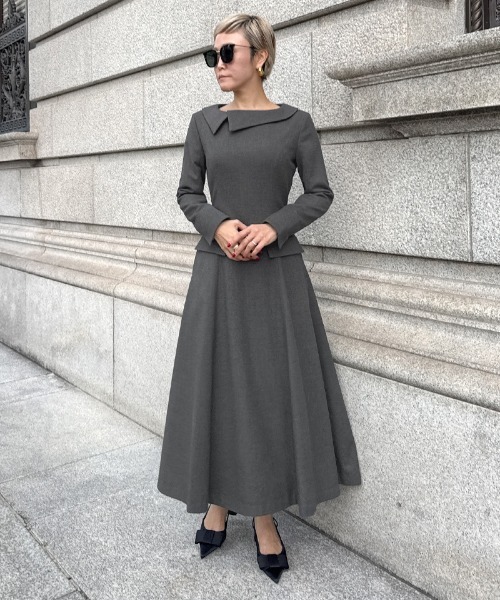 DRKSHDW ベージュ アシンメトリー ワンピース ワンピース アシンメトリーワンピース : ZOZOTOWN Yahoo!店 - 通販