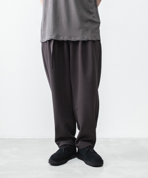 ワイドパンツ スラックス メンズの画像