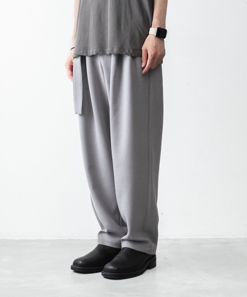 ワイドパンツ スラックス メンズの画像