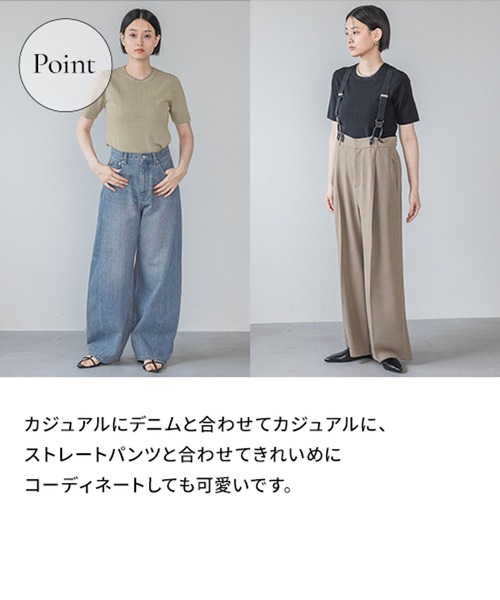 「A part by」 半袖ニット FREE グリーン レディース_画像5