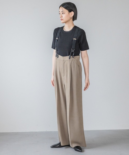 「A part by」 半袖ニット FREE グリーン レディース_画像9